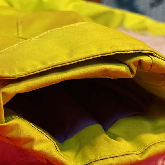 Kids Spyder Chartreuse Jacket size 12 - Picture 7 of 9